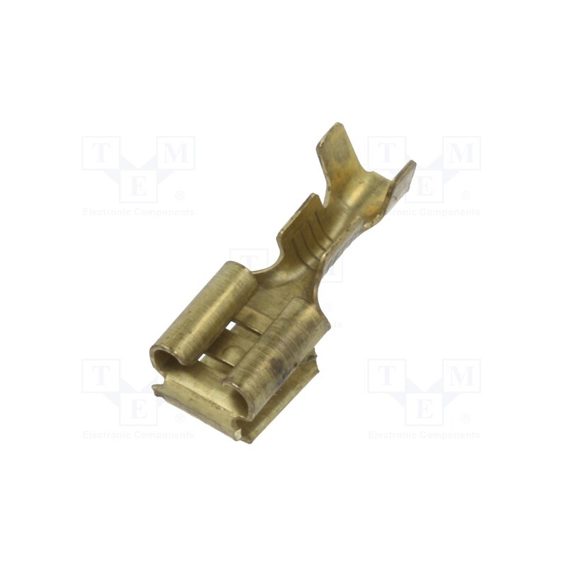 10 pcs x BM GROUP - BM02298 - Terminal: flat, 6.3mm, 0.8mm, female/male, 1÷2.5mm2, crimped, brass