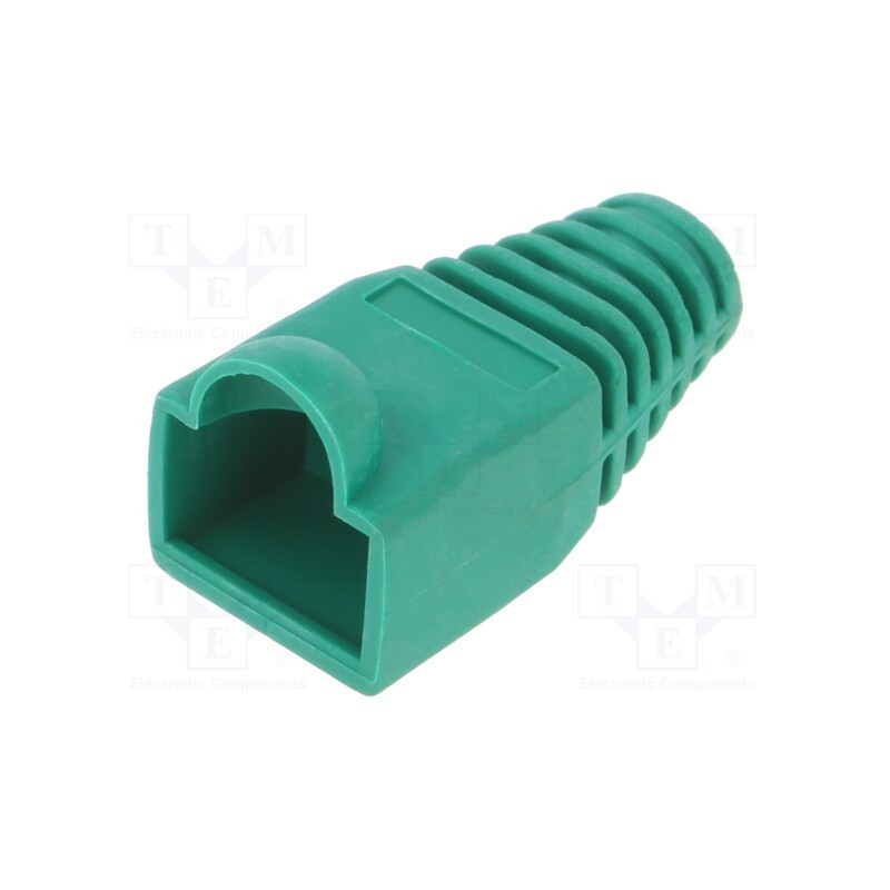 10 pcs x BM GROUP - BM01060V - RJ45 plug boot, green