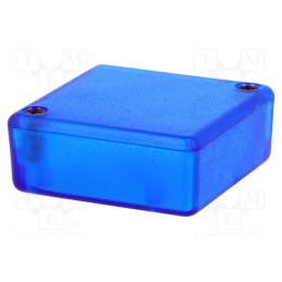 1 pcs x HAMMOND - 1551RTBU - Enclosure: multipurpose, X: 50mm, Y: 50mm, Z: 20mm, 1551, ABS, blue