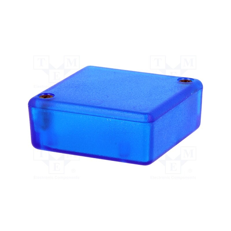 1 pcs x HAMMOND - 1551RTBU - Enclosure: multipurpose, X: 50mm, Y: 50mm, Z: 20mm, 1551, ABS, blue