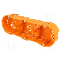 1 pcs x PAWBOL - A.0041P - Enclosure: junction box, X: 60mm, Y: 204mm, Z: 46mm, IP30, orange