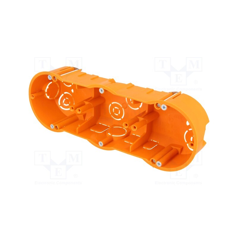 1 pcs x PAWBOL - A.0041P - Enclosure: junction box, X: 60mm, Y: 204mm, Z: 46mm, IP30, orange