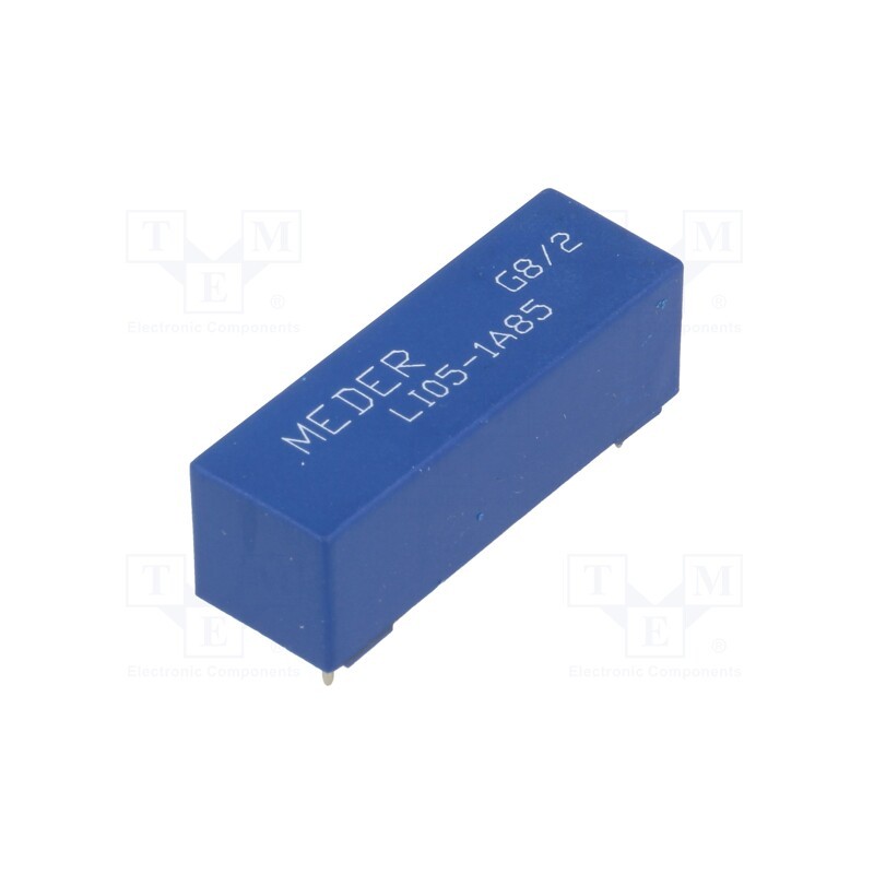 1 pcs x MEDER - LI05-1A85 - Relay: reed switch, SPST-NO, Ucoil: 5VDC, 2.5A, max.1kVDC, 100W