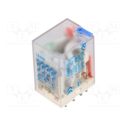 1 pcs x Recoy/RAYEX ELECTRONICS - LB4HN-12DTS - Relay: electromagnetic, 4PDT, Ucoil: 12VDC, Icontacts max: 5A, 1.1W