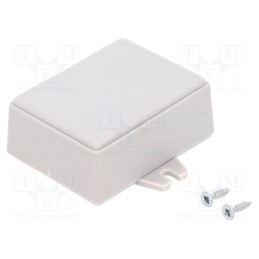1 pcs x KRADEX - Z68UJ ABS - Enclosure: multipurpose, X: 49mm, Y: 64mm, Z: 27mm, with fixing lugs