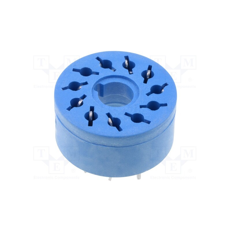 1 pcs x FINDER - 90.15 - Socket, PIN: 11, 10A, 250VAC, PCB, for PCB, Series: 60.13, -40÷70°C