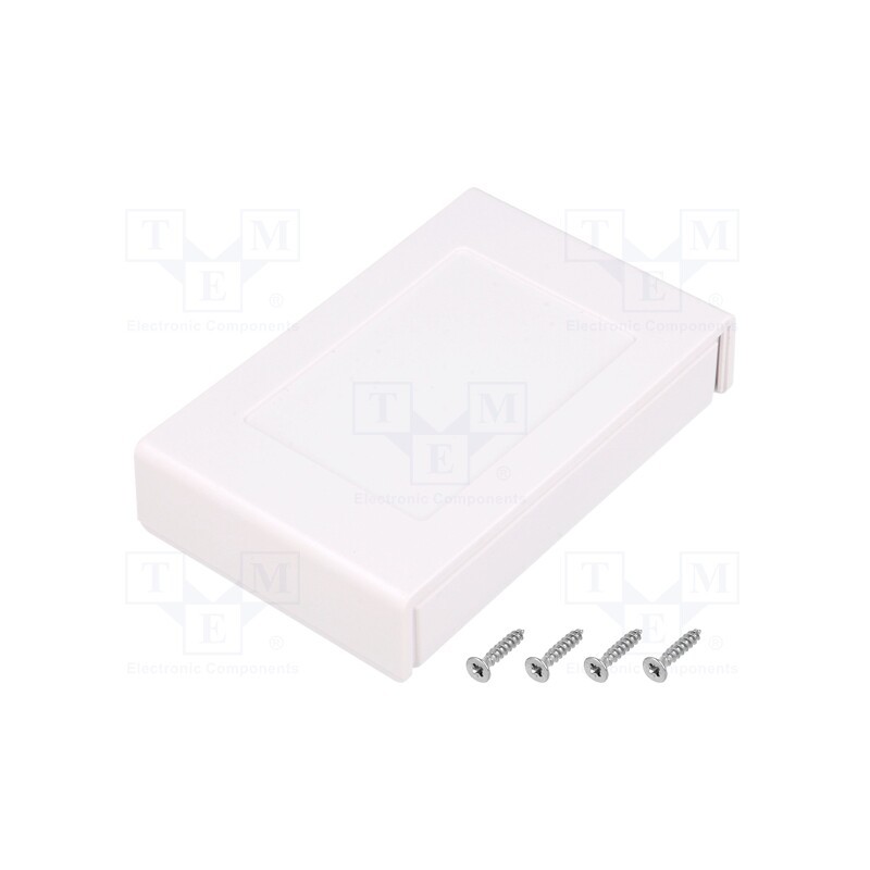 1 pcs x KRADEX - Z122B - Enclosure: multipurpose, X: 69mm, Y: 108mm, Z: 24mm, ABS, white