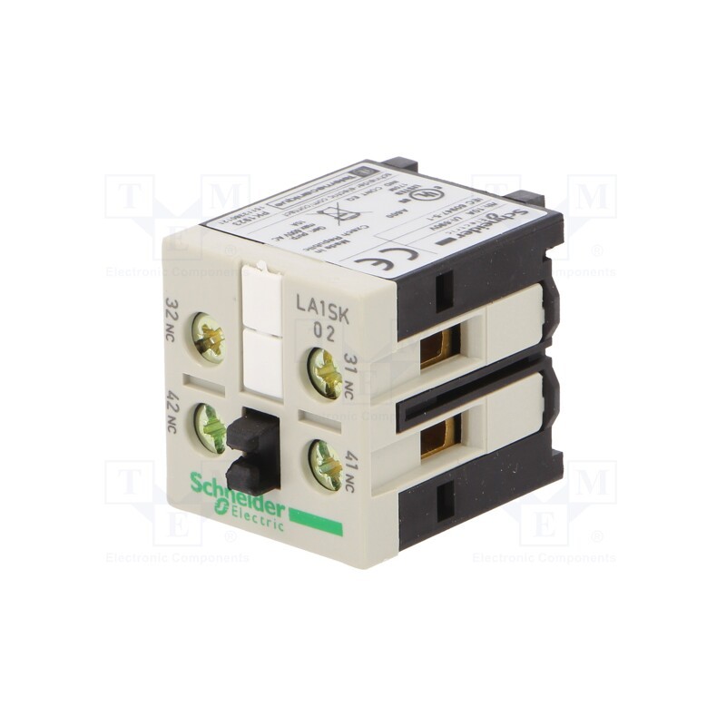 1 pcs x SCHNEIDER ELECTRIC - LA1SK02 - Auxiliary contacts, Series: TeSys SK,TeSys SKGC, front
