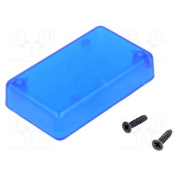1 pcs x HAMMOND - 1551JTBU - Enclosure: multipurpose, X: 35mm, Y: 65mm, Z: 15mm, 1551, ABS, blue