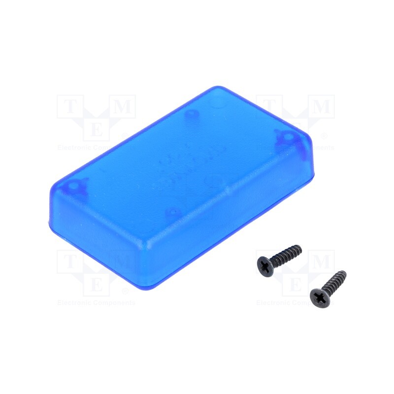 1 pcs x HAMMOND - 1551JTBU - Enclosure: multipurpose, X: 35mm, Y: 65mm, Z: 15mm, 1551, ABS, blue