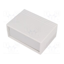 1 pcs x KRADEX - Z6J - Enclosure: with panel, X: 91mm, Y: 66mm, Z: 39mm, polystyrene, grey