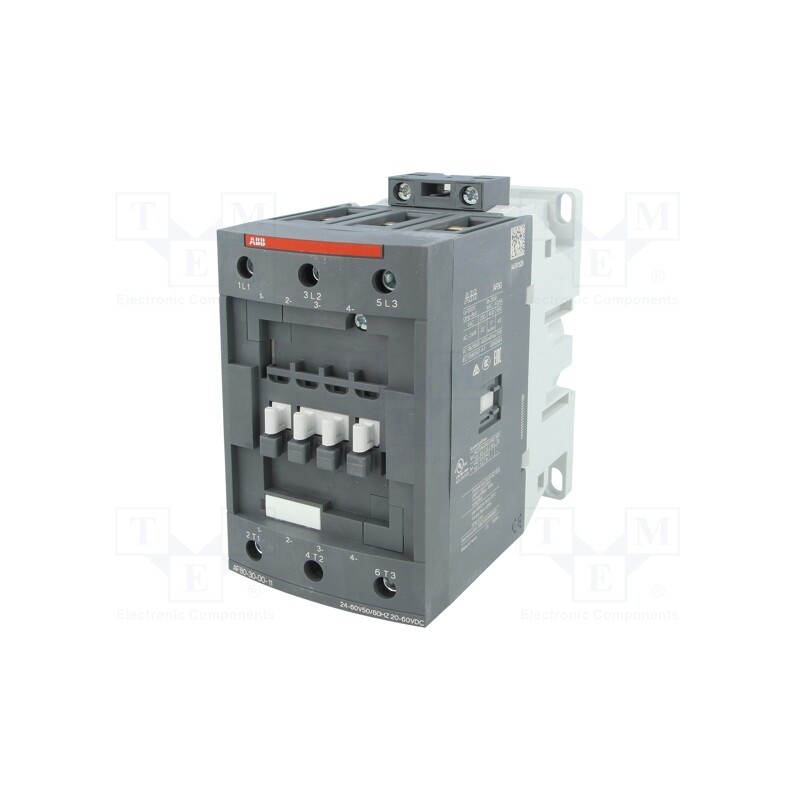 1 pcs x ABB - 1SBL397001R1100 - Contactor: 3-pole, NO x3, 24÷60VAC,20÷60VDC, 80A, AF, -25÷60°C