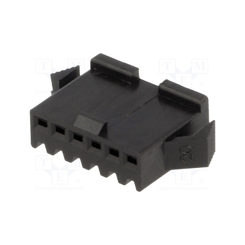10 pcs x NINIGI - NPPW-06 - Plug, wire-wire, female, NPP, 2.5mm, PIN: 6, w/o contacts, for cable