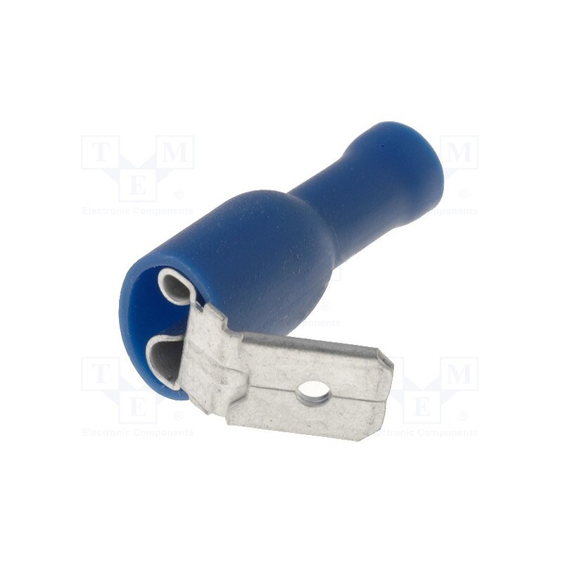 10 pcs x NINIGI - ST-021/B - Terminal: flat, 6.3mm, 0.8mm, female/male, 1.5÷2.5mm2, crimped