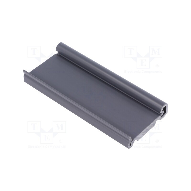 1 pcs x FISCHER ELEKTRONIK - KL35K100 - DIN rail mounting bracket, PVC, 100mm, Rail: TS35