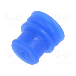 10 pcs x TE Connectivity - 963243-1 - Accessories: gasket for wire, MCP 6.3/4.8K,SPT, blue, Øout: 8.2mm