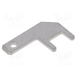 10 pcs x OSTERRATH - 61-1407-21/0031 - Terminal: flat, 2.8mm, 0.8mm, male, THT, tinned, Overall len: 13.5mm