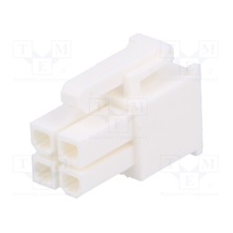 10 pcs x Amphenol Communications Solutions - 10127815-04LF - Plug, wire-wire/PCB, female, Minitek® Pwr 4.2, 4.2mm, PIN: 4, FCI