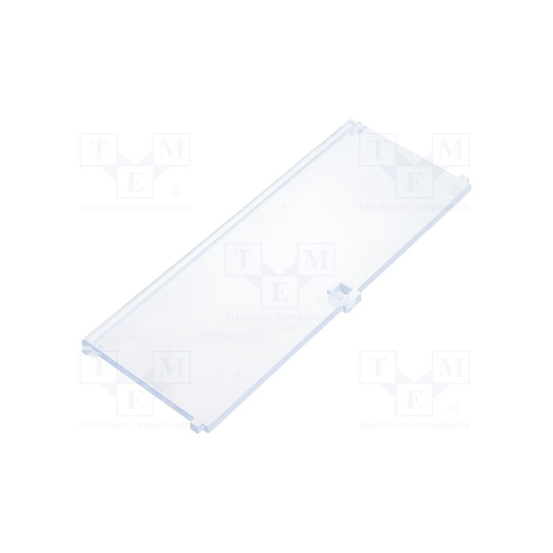 1 pcs x ITALTRONIC - P05060721R - Front panel, with hinges, 6M Modulbox One, transparent