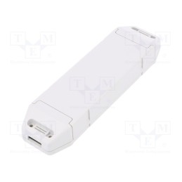 1 pcs x MASZCZYK - KM-191 GY - Enclosure: for power supplies, X: 44mm, Y: 163mm, Z: 24mm, ABS, grey