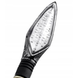 2x LED shield tail indicators for the motorcycle