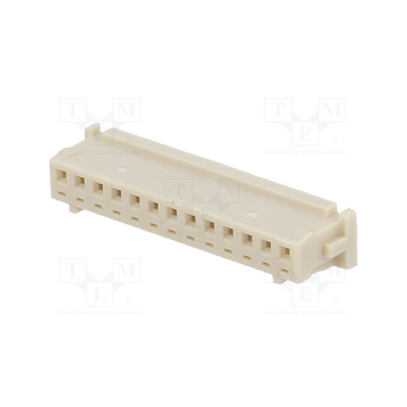 10 pcs x HIROSE - DF13-13S-1.25C - Plug, wire-board, female, DF13, 1.25mm, PIN: 13, w/o contacts