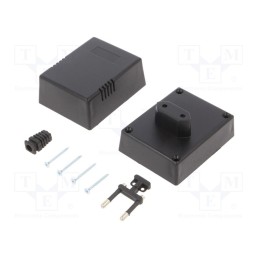 1 pcs x KRADEX - Z21 ABS - Enclosure: for power supplies, X: 55mm, Y: 82mm, Z: 64mm, ABS, black