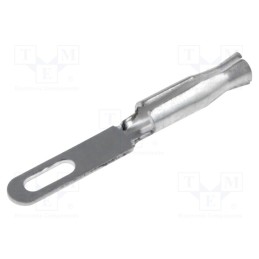 10 pcs x VOGT - 1344A.21 - Tip: socket for solder pin, soldering, for cable, silver plated