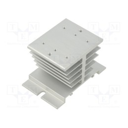 1 pcs x RELPOL - RH21 - Heatsink: extruded, H, aluminium, L: 80mm, W: 50mm, H: 50mm, aluminium
