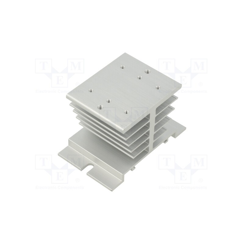 1 pcs x RELPOL - RH21 - Heatsink: extruded, H, aluminium, L: 80mm, W: 50mm, H: 50mm, aluminium