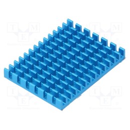 1 pcs x - ODS-15696 - Heatsink: extruded, grilled, Raspberry Pi, blue, L: 40mm, W: 30mm