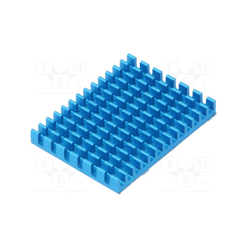 1 pcs x - ODS-15696 - Heatsink: extruded, grilled, Raspberry Pi, blue, L: 40mm, W: 30mm