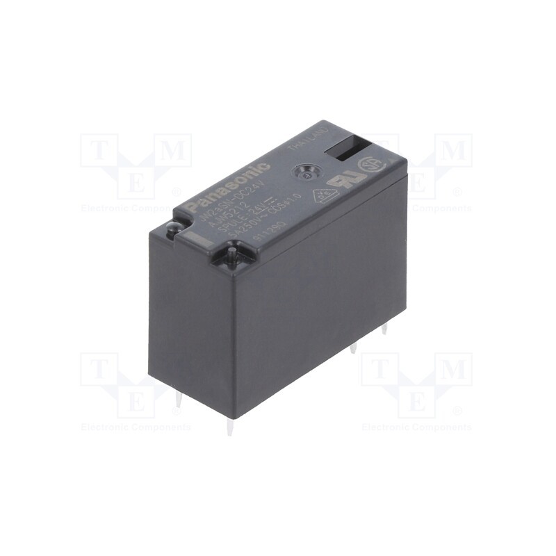 1 pcs x PANASONIC - JW2ASN24ULCSAT - Relay: electromagnetic, DPST-NO, Ucoil: 24VDC, Icontacts max: 5A