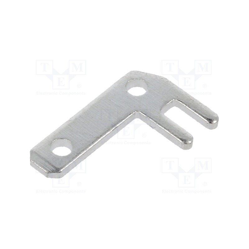 10 pcs x VOGT - 3789D08.68 - Terminal: flat, 2.8mm, 0.8mm, male, THT, brass, tinned, angled 90°