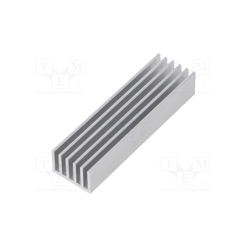1 pcs x FISCHER ELEKTRONIK - SK 653 75 AL - Heatsink: extruded, grilled, aluminium, L: 75mm, W: 21mm, H: 14mm