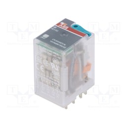1 pcs x ABB - 1SVR405613R6100 - Relay: electromagnetic, 4PDT, Ucoil: 48VDC, Icontacts max: 6A