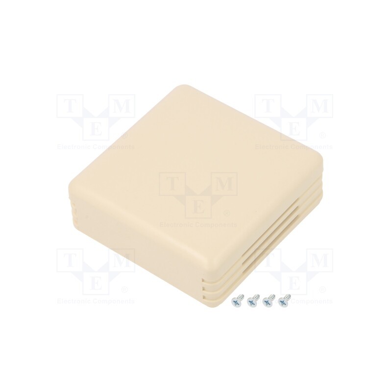 1 pcs x SUPERTRONIC - PP116M-S - Enclosure: for alarms, X: 71mm, Y: 71mm, Z: 27mm, ABS, ivory