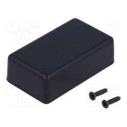 1 pcs x HAMMOND - 1551HBK - Enclosure: multipurpose, X: 35mm, Y: 60mm, Z: 20mm, 1551, ABS, black