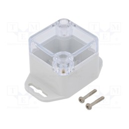 1 pcs x KRADEX - ZP45.45.40UJPH TM ABS-PC - Enclosure: multipurpose, X: 45mm, Y: 45mm, Z: 40mm, ZP, ABS, gasket