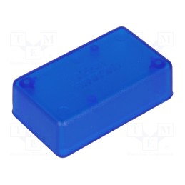 1 pcs x HAMMOND - 1551HTBU - Enclosure: multipurpose, X: 35mm, Y: 60mm, Z: 20mm, 1551, ABS, blue