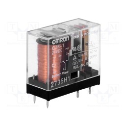 1 pcs x OMRON OCB - G2R-1 24VDC - Relay: electromagnetic, SPDT, Ucoil: 24VDC, Icontacts max: 10A