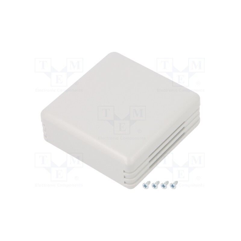 1 pcs x SUPERTRONIC - PP116G-S - Enclosure: for alarms, X: 71mm, Y: 71mm, Z: 27mm, ABS, grey