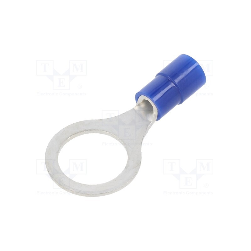 10 pcs x NICHIFU - TMEX 2-10-BLU - Tip: ring, M10, Ø: 10.5mm, 1.04÷2.63mm2, crimped, for cable, tinned