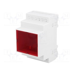 1 pcs x KRADEX - Z107JFCZ PS - Enclosure: for DIN rail mounting, Y: 90mm, X: 52mm, Z: 65mm, grey