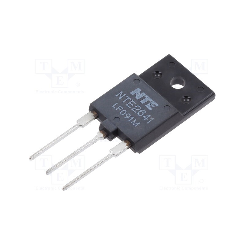 1 pcs x NTE Electronics - NTE2641 - Transistor: NPN, bipolar, 750V, 17A, 75W, TO3PF