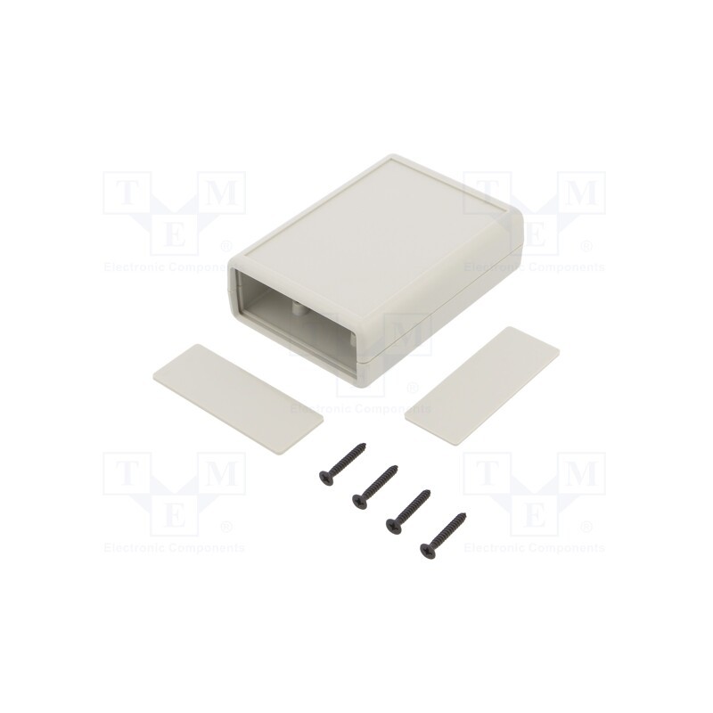 1 pcs x GAINTA - G521G-2$ - Enclosure: with panel, X: 66.5mm, Y: 92mm, Z: 28mm, ABS, light grey