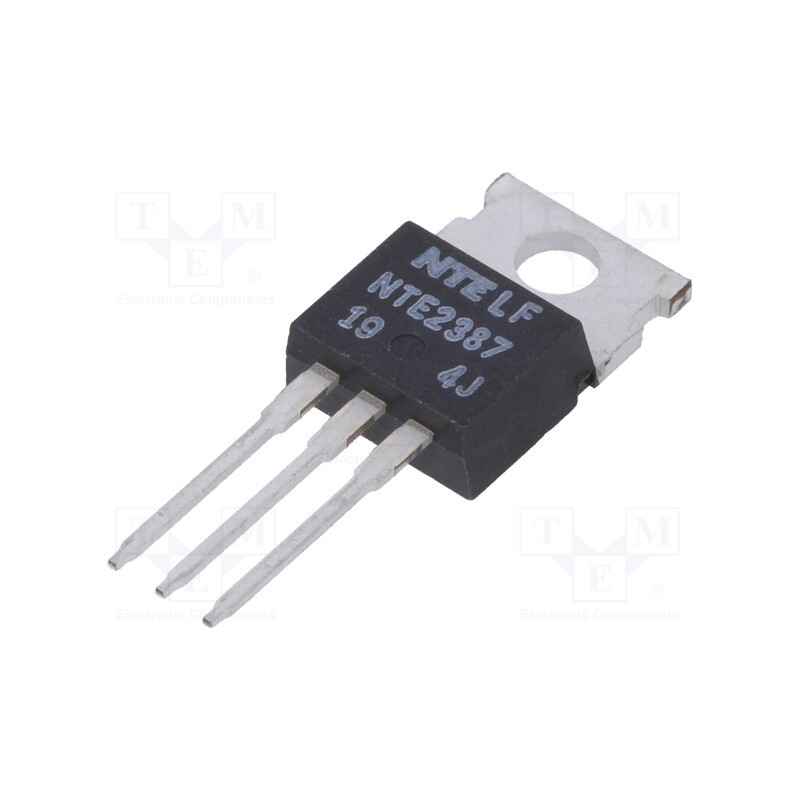 1 pcs x NTE Electronics - NTE2387 - Transistor: N-MOSFET, unipolar, 800V, 2.6A, Idm: 16A, 125W, TO220
