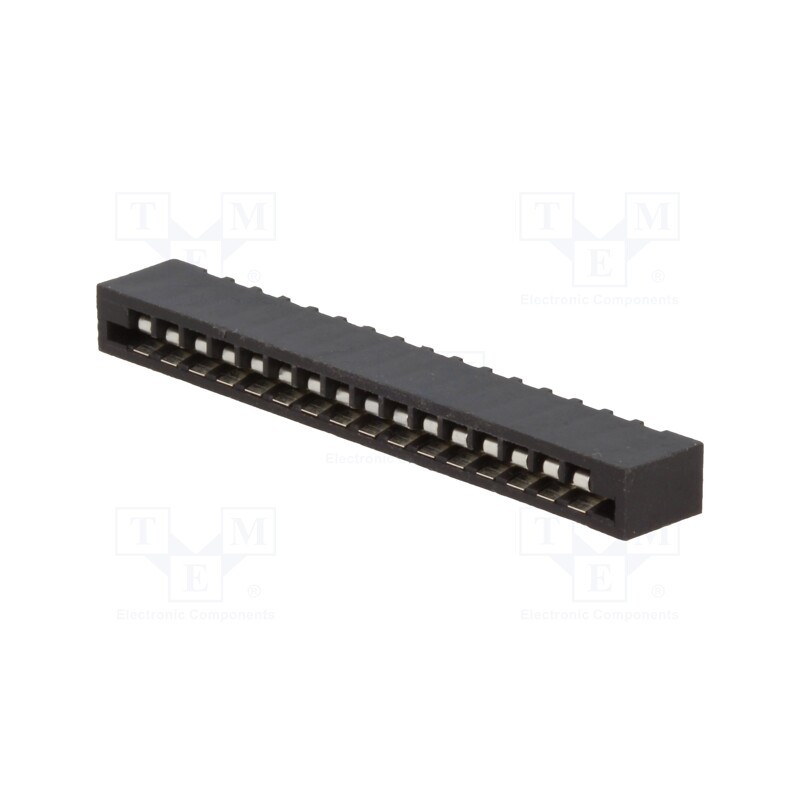 10 pcs x CONNFLY - DS1020-16ST1D - Connector: FFC/FPC, straight, PIN: 16, Non-ZIF, THT, tinned, 20mΩ