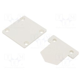 1 pcs x SUPERTRONIC - CL003L-S - Clip, light grey, Series: CLIPS, 64x49x3mm