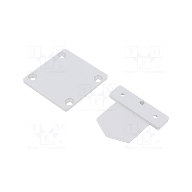 1 pcs x SUPERTRONIC - CL003G-S - Clip, grey, Series: CLIPS, 64x49x3mm